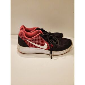 Nike‎ Revolution 3 Women Running Shoes Size 7.5 Sneakers Pink & Black 819303-600